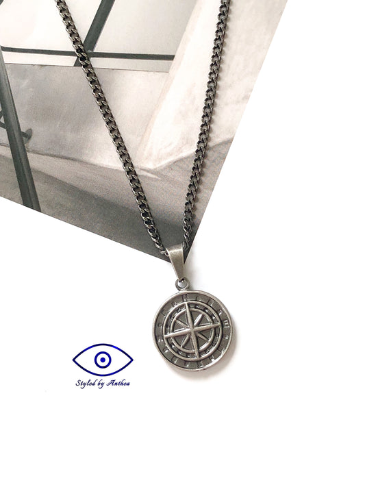 Men’s Compass Necklace