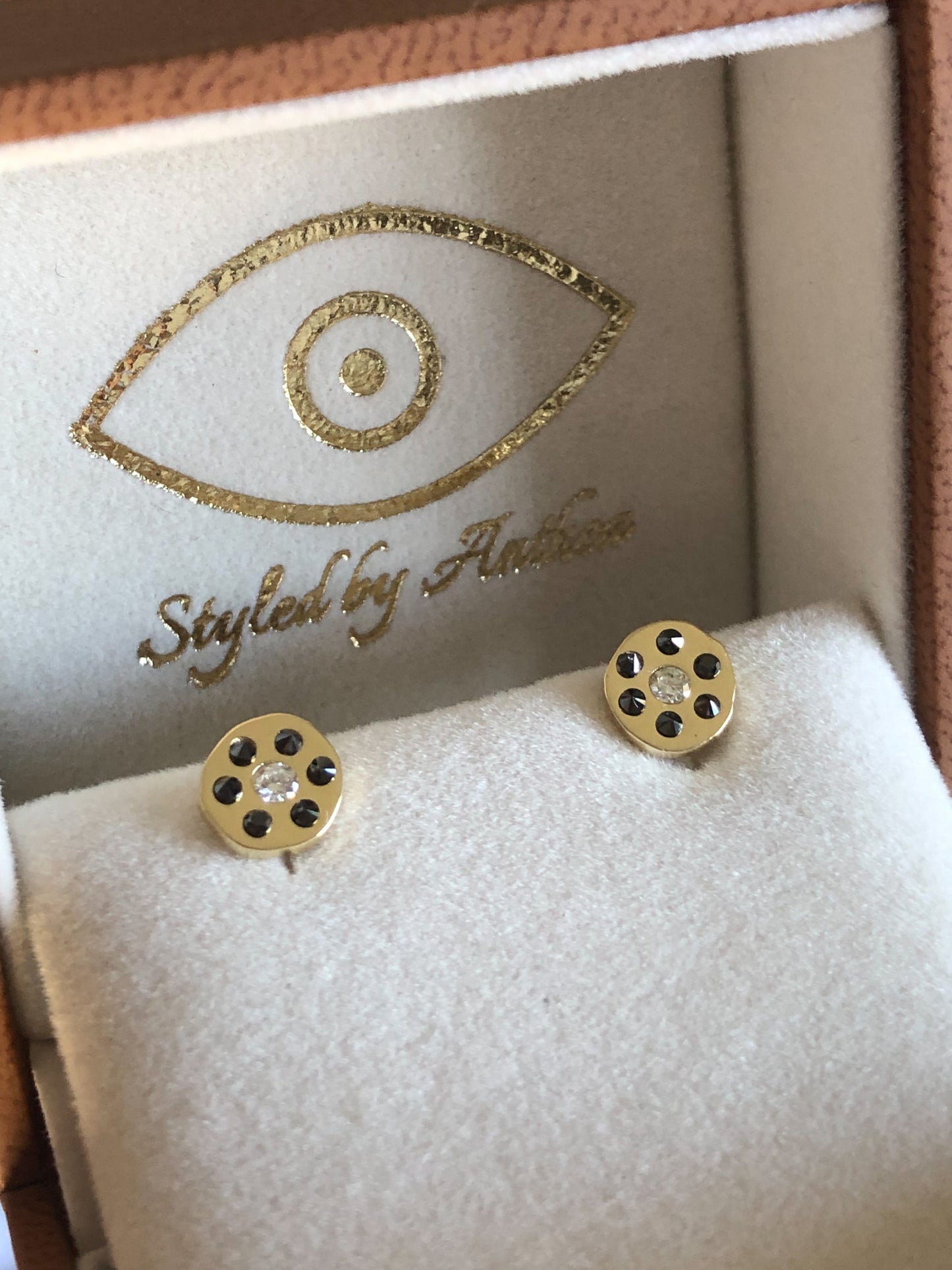 CYCLADE ~ Evil Eye Stud Earrings