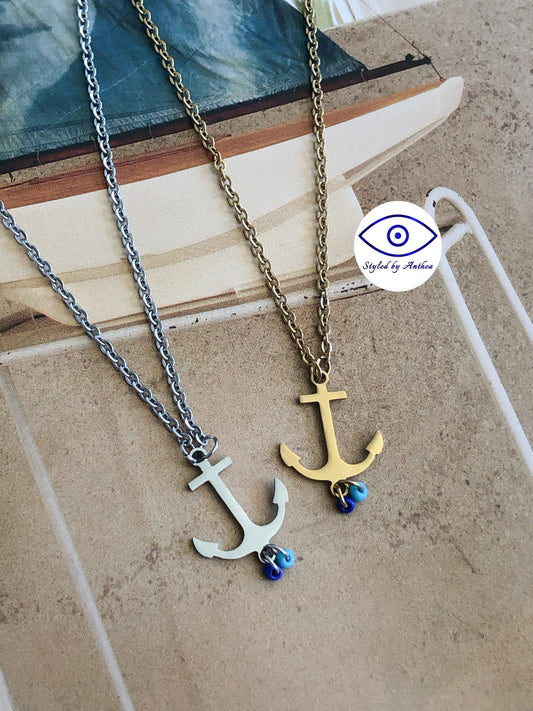 The Afroditi Anchor Necklace