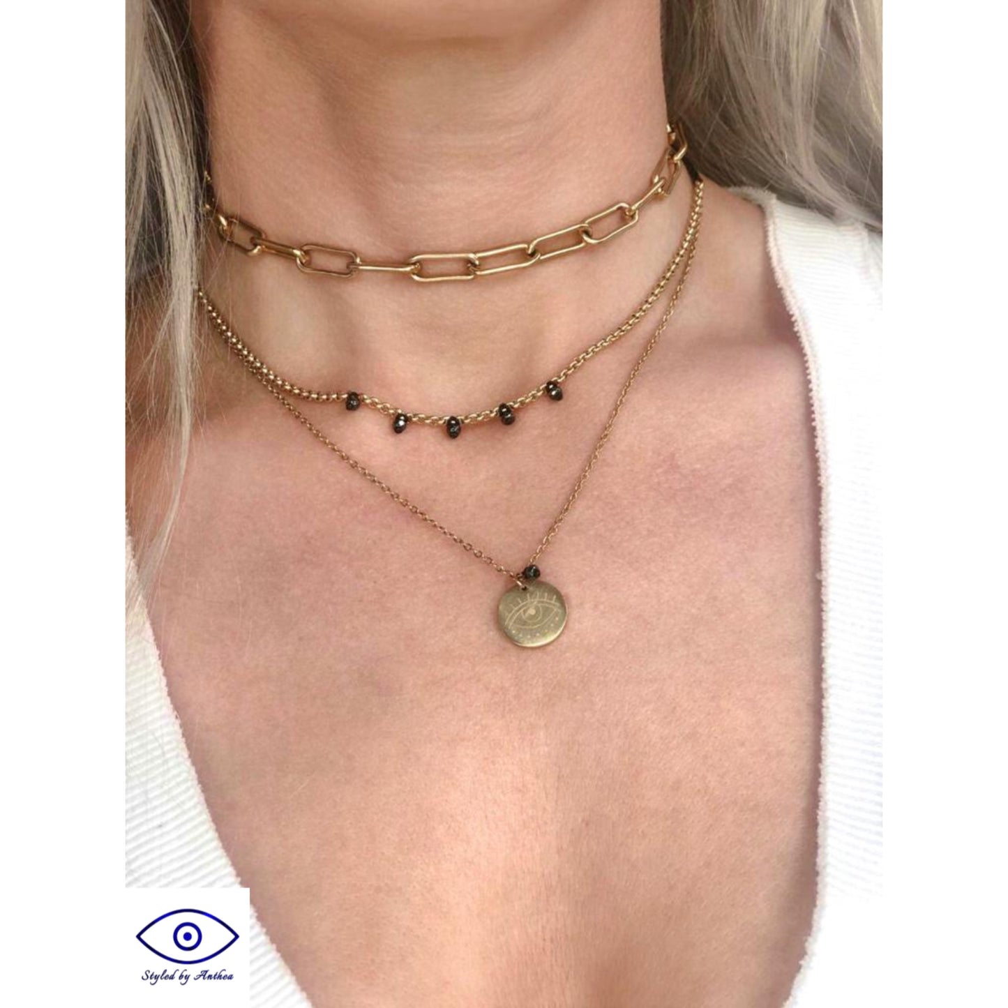 Chain Necklace - Oracle Evil Eye